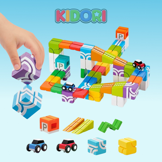 【満足度 No.1】ピタキューブ™【Qbi】｜電池不要・遊びながら学べる知育ブロック